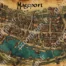 Mageport - Ville médiévale - Carte - Prompt Midjourney